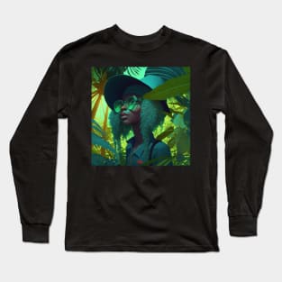 Erykah Badu = Original Fan Art Long Sleeve T-Shirt